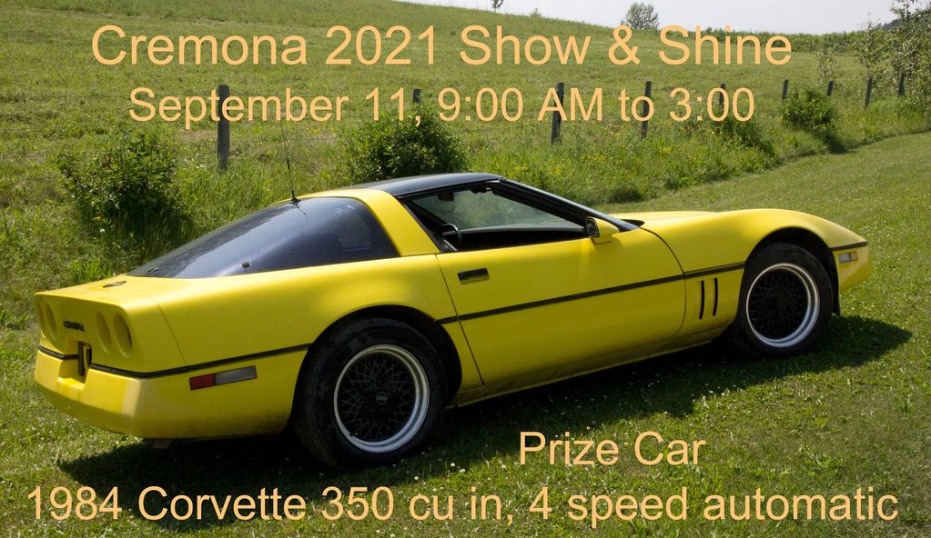 9th Annual Cremona Show and Shine ready to roll this weekend